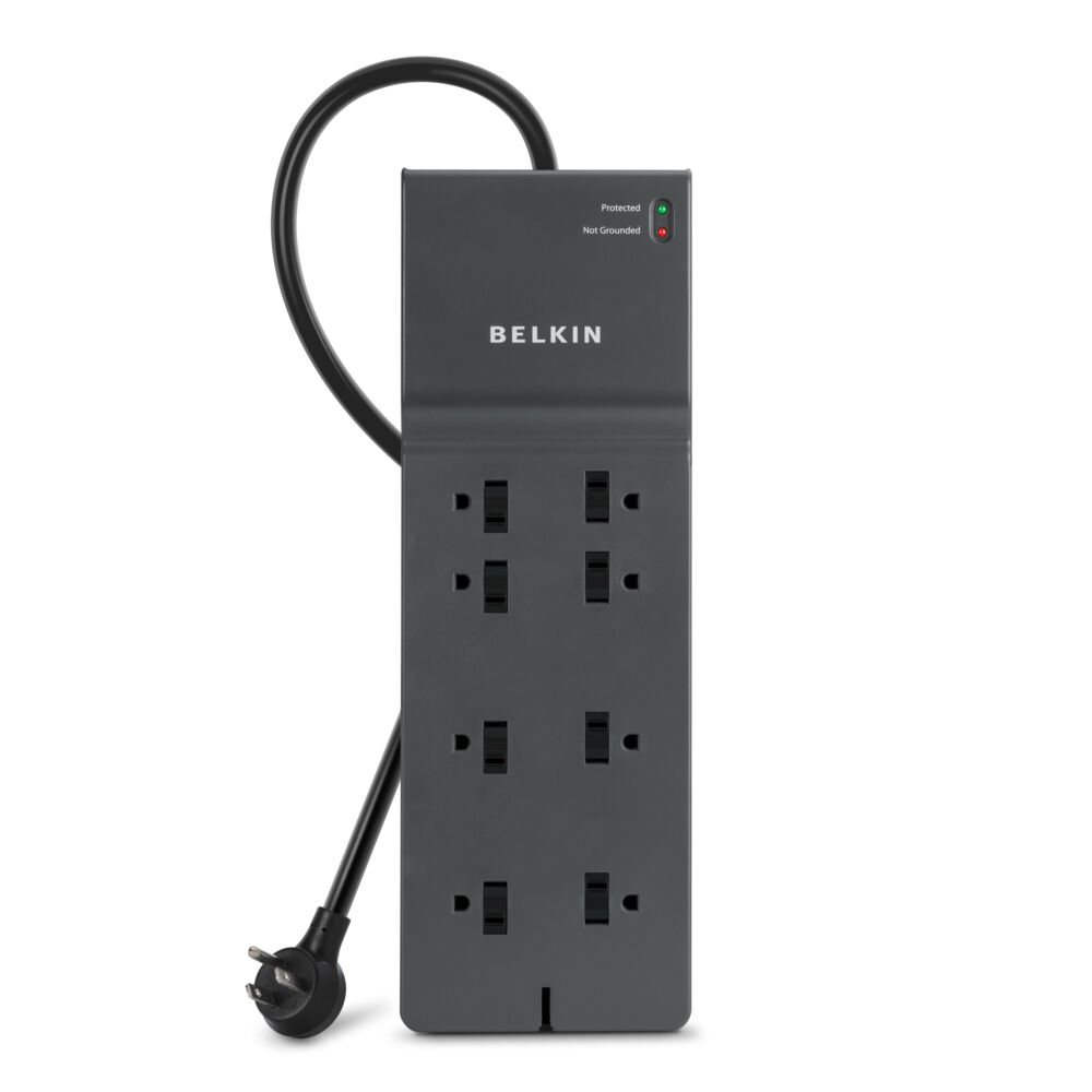 Belkin 8-Outlet Commercial Surge Protector 8' Cord - 8.0 feet, cm