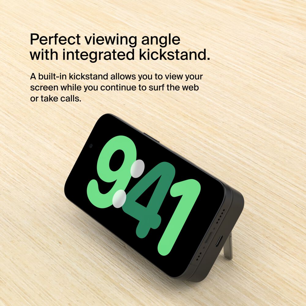 Belkin Magnetic Power Bank with Qi2 15W 10K - Black - Image 6