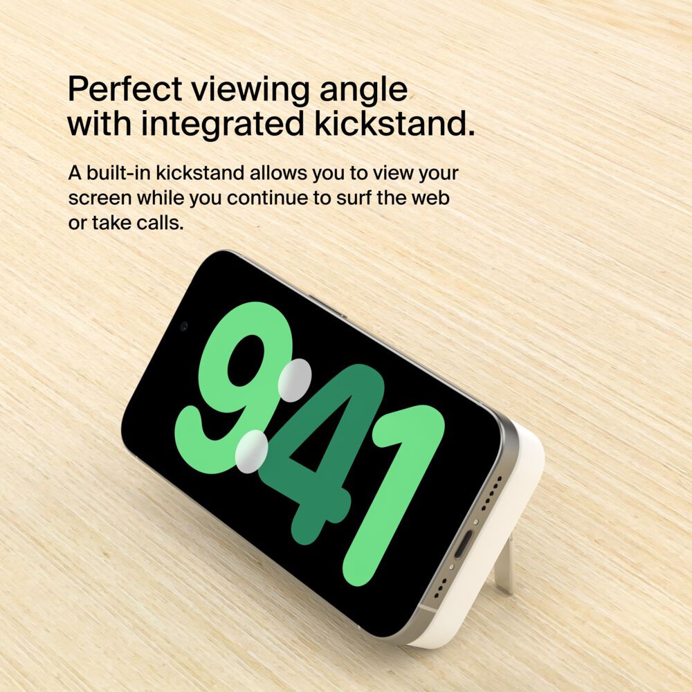 Belkin Magnetic Power Bank with Qi2 15W 8K - White - Image 6