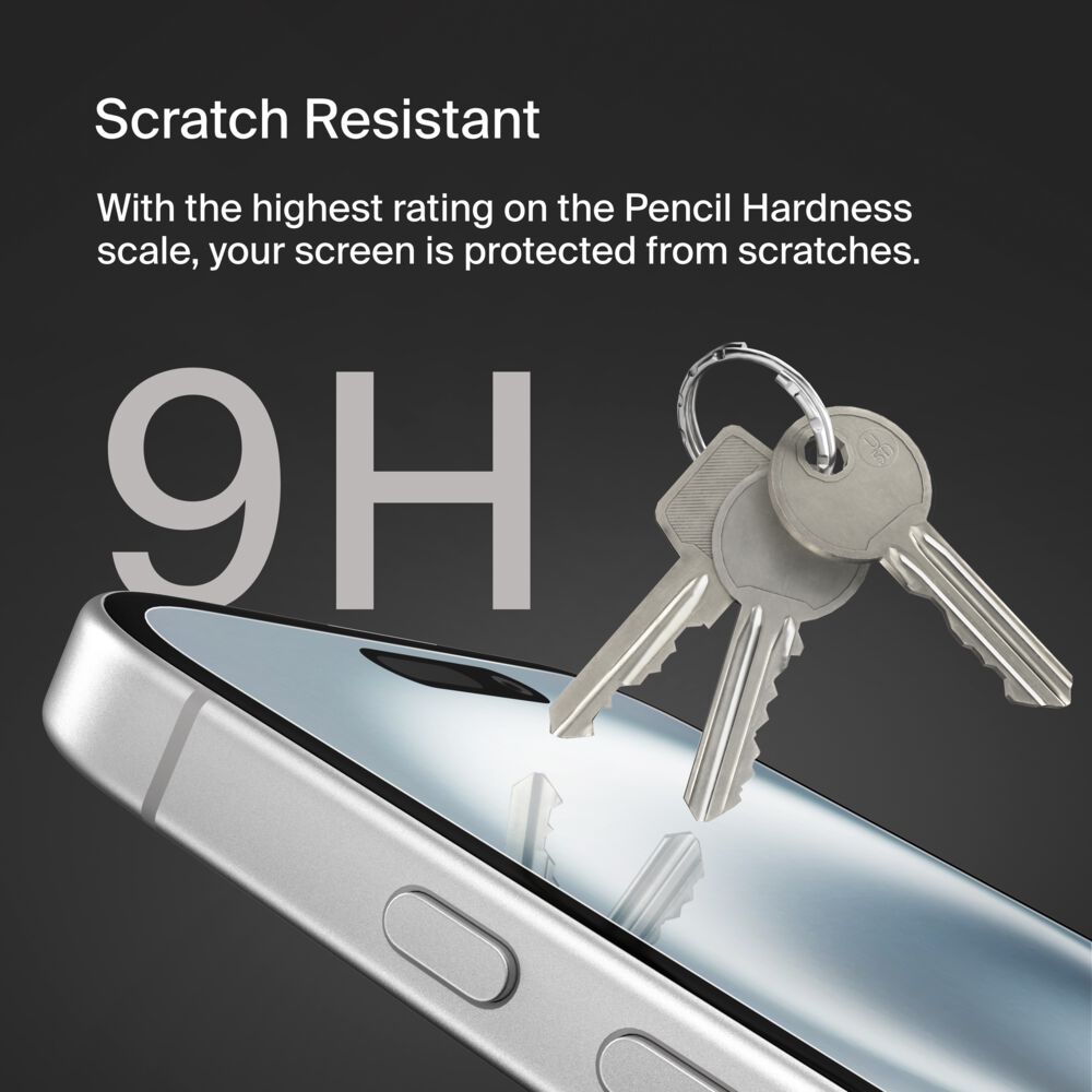 Belkin TemperedGlass Treated Screen Protector for iPhone 16 / iPhone 15 / iPhone 14 Pro - Image 3