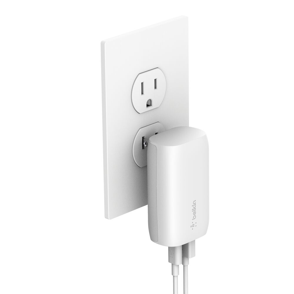 Belkin Dual Wall Charger with PPS 37W - White, dq - Image 9