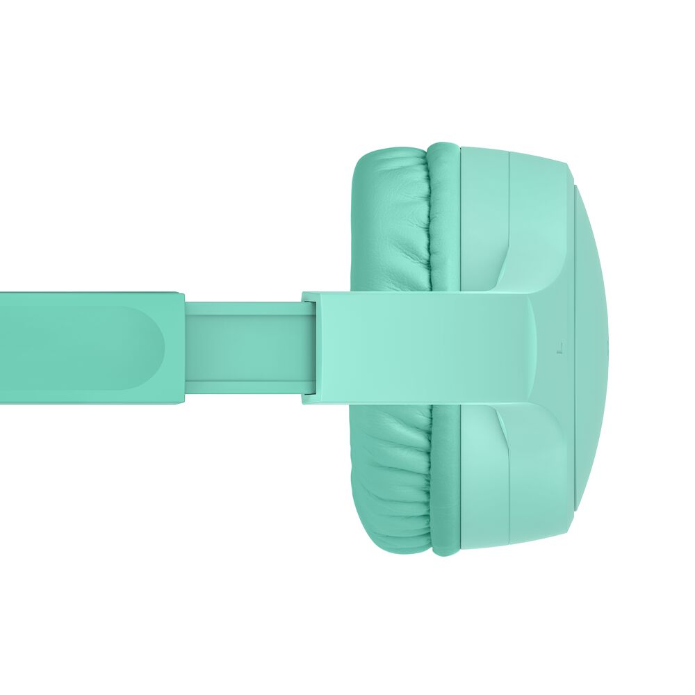 Belkin Wireless On-Ear Headphones for Kids - Mint, USB-C with Carrying Case - Image 10