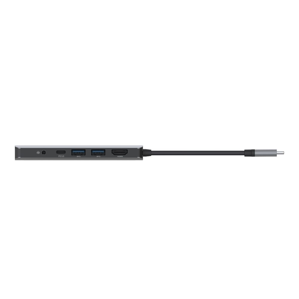 Belkin USB-C 7-in-1 Multiport Hub - Space Gray, 4K@30Hz - Image 12