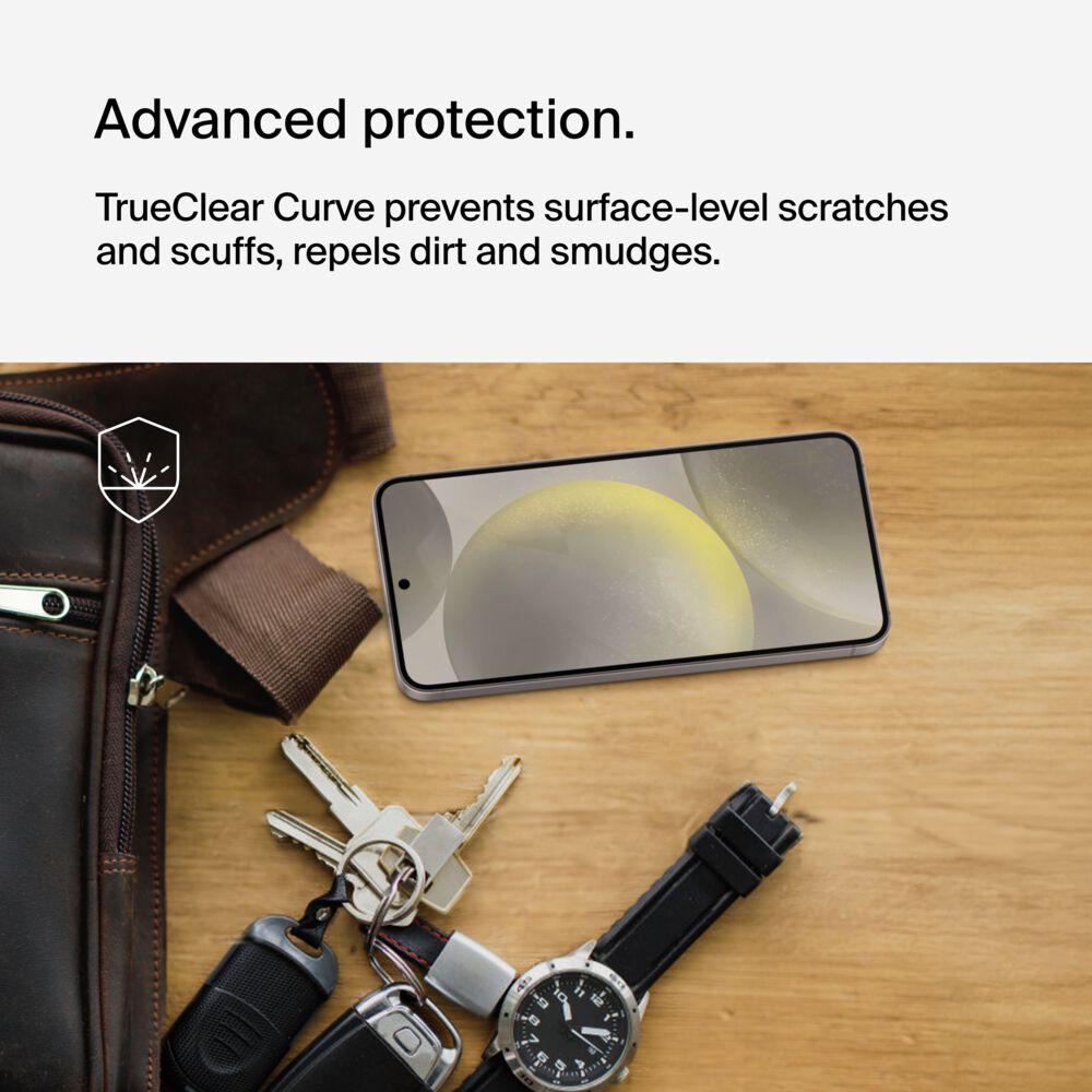 Belkin TrueClear Curve Blue Light Filter Screen Protector for Samsung Galaxy S24 - Samsung S24 - Image 2