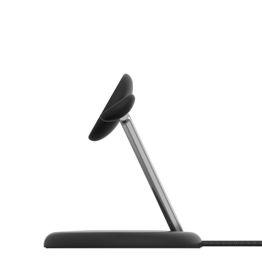 Belkin 3-in-1 Magnetic Wireless Charging Stand with Qi2 15W - Black - Image 10