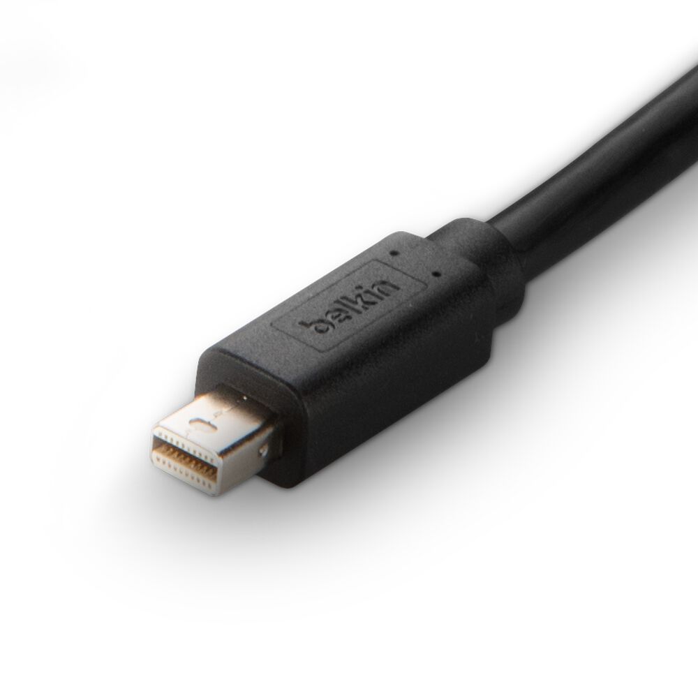 Belkin t-tAA MDP/DP VIDEO CBL, mDP M/DP M; 6' - Black, 6.0 feet - Image 3