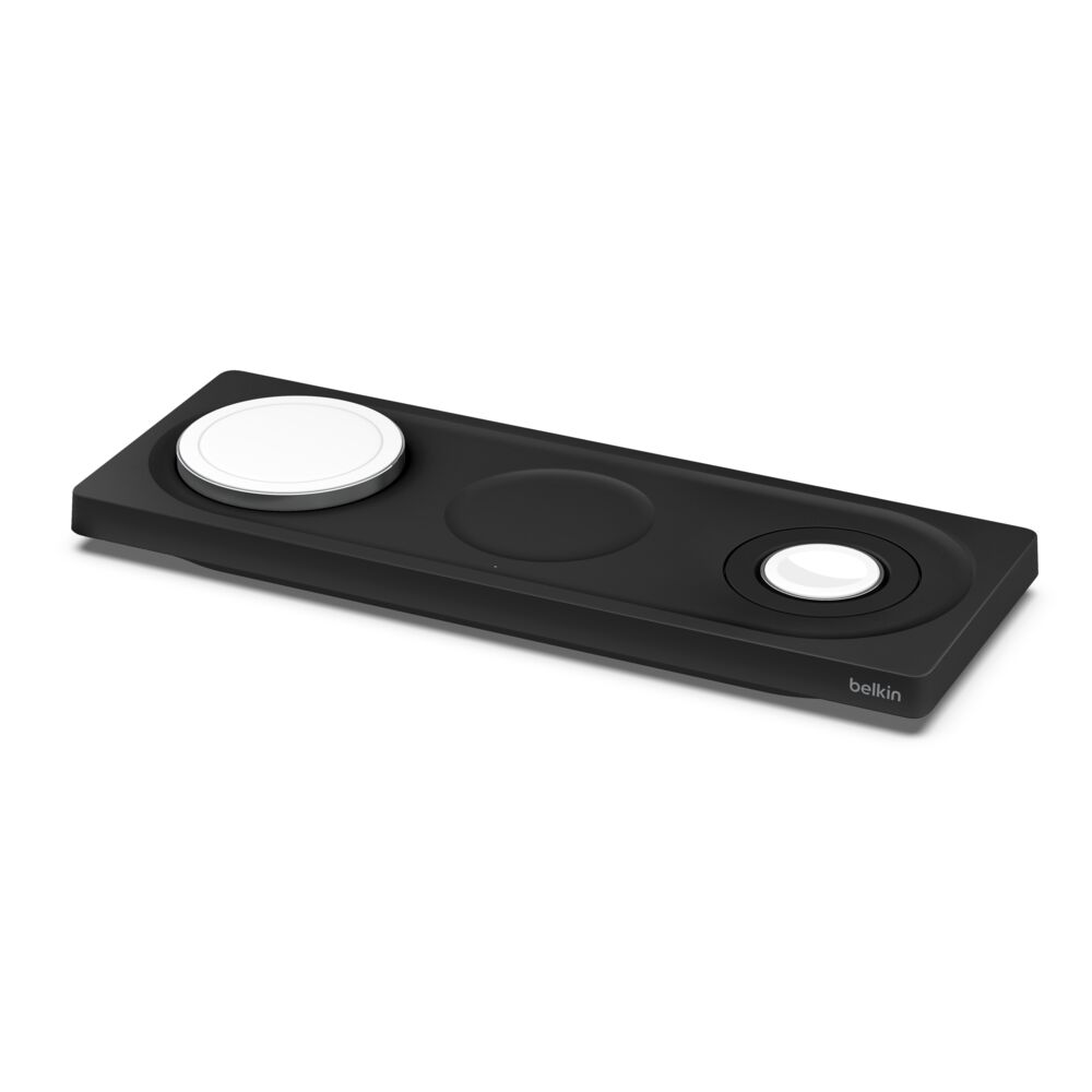 Belkin 3-in-1 Wireless Charging Pad with Official MagSafe Charging 15W (Certified Refurbished) - Black - Image 9