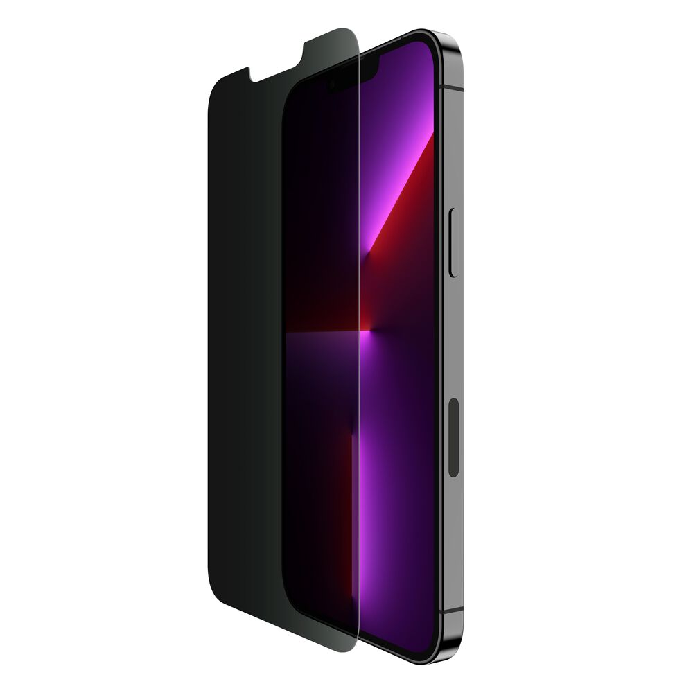 Belkin TemperedGlass Privacy Treated Screen Protector for iPhone 14 Plus / iPhone 13 Pro Max