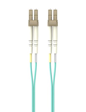 Belkin Fiber Patch Cable 10 Gig Aqua 50/125 LC/LC1 Meter - 1.0 meters