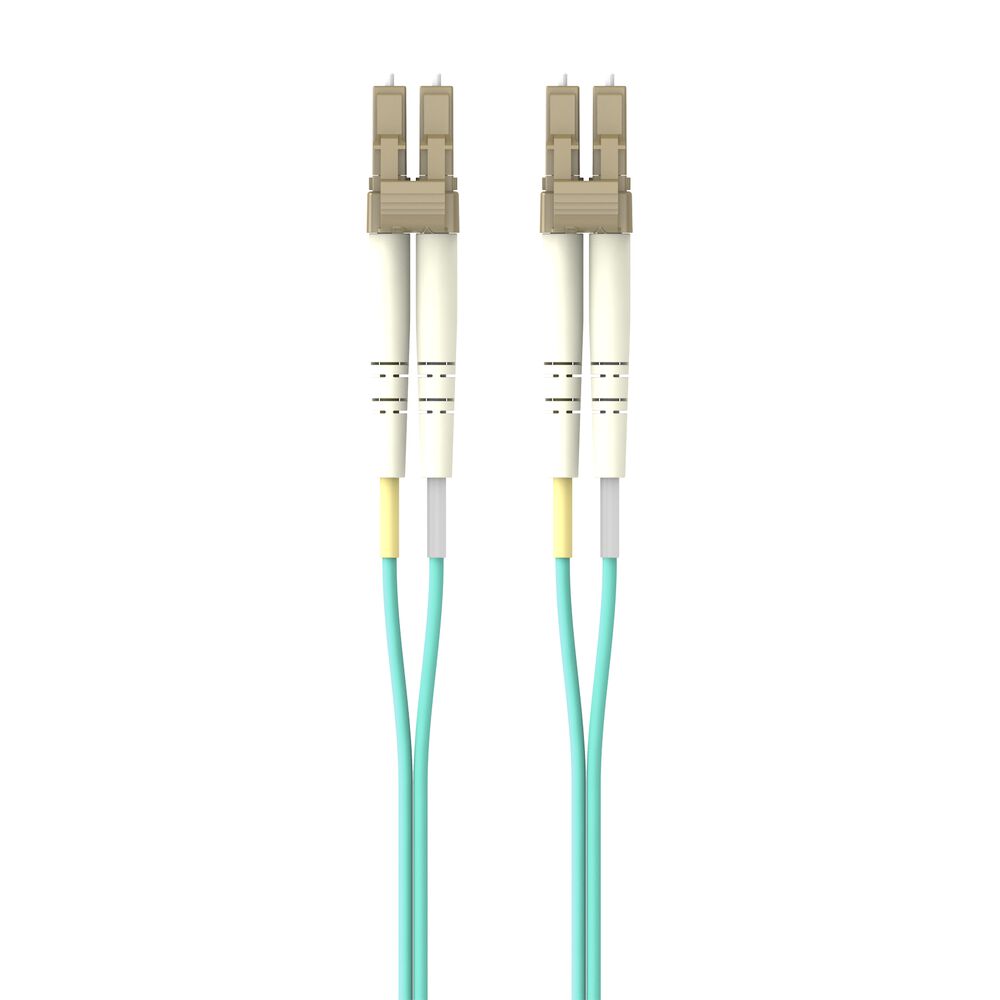 Belkin Fiber Patch Cable 10 Gig Aqua 50/125 LC/LC1 Meter - 1.0 meters