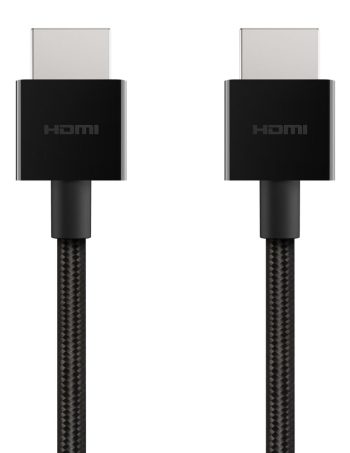 Belkin 8K Ultra High Speed HDMI 2.1 Braided Cable - Black, 3.3 ft