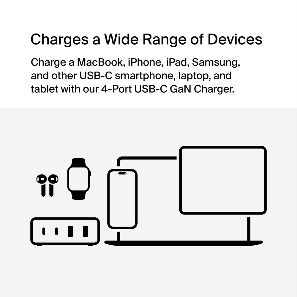 Belkin 4-Port GaN Charger 108W - White, dq variant - Image 7