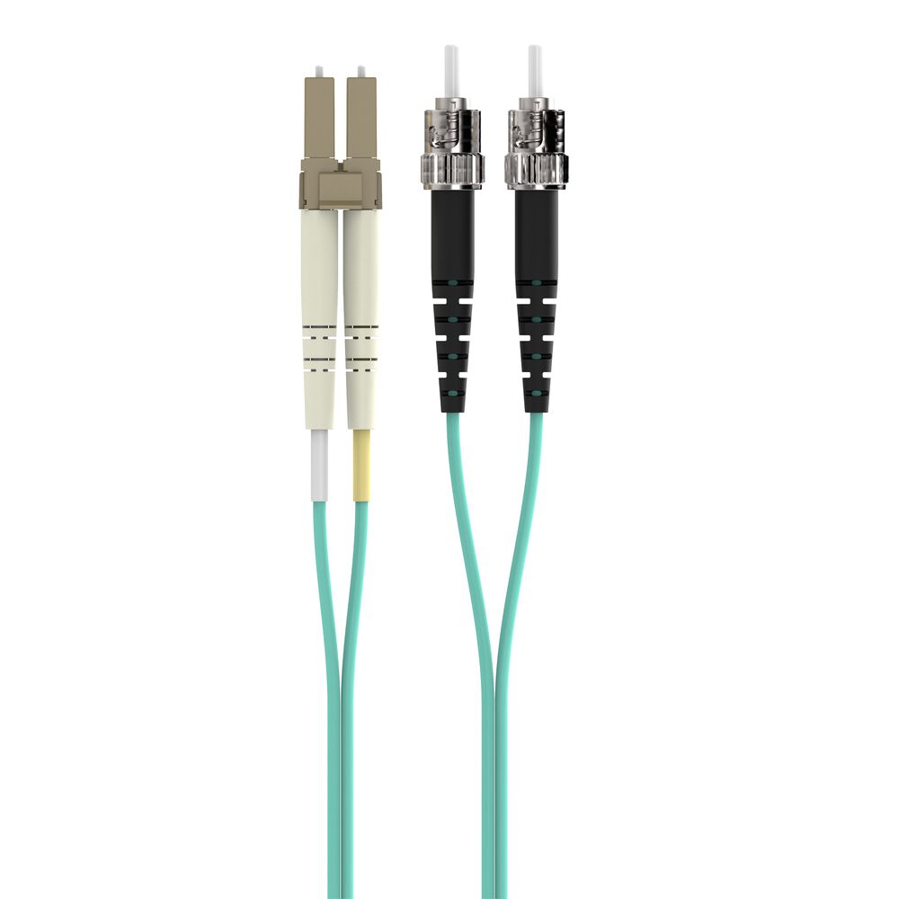 Belkin Fiber Patch Cable 10 Gig Aqua 50/125 LC/ST 3 Meter - 3.0 meters - Image 4