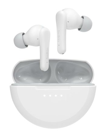 Belkin Wireless Earbuds for Kids - White