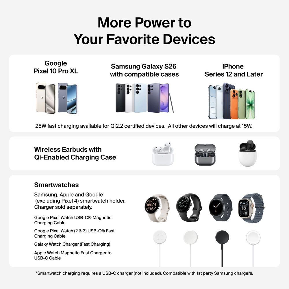 Belkin Modular Charging Dock with Qi2 25W - Image 5