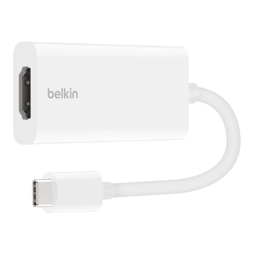 Belkin USB-C to HDMI Adapter (supports Dolby Vision) - White