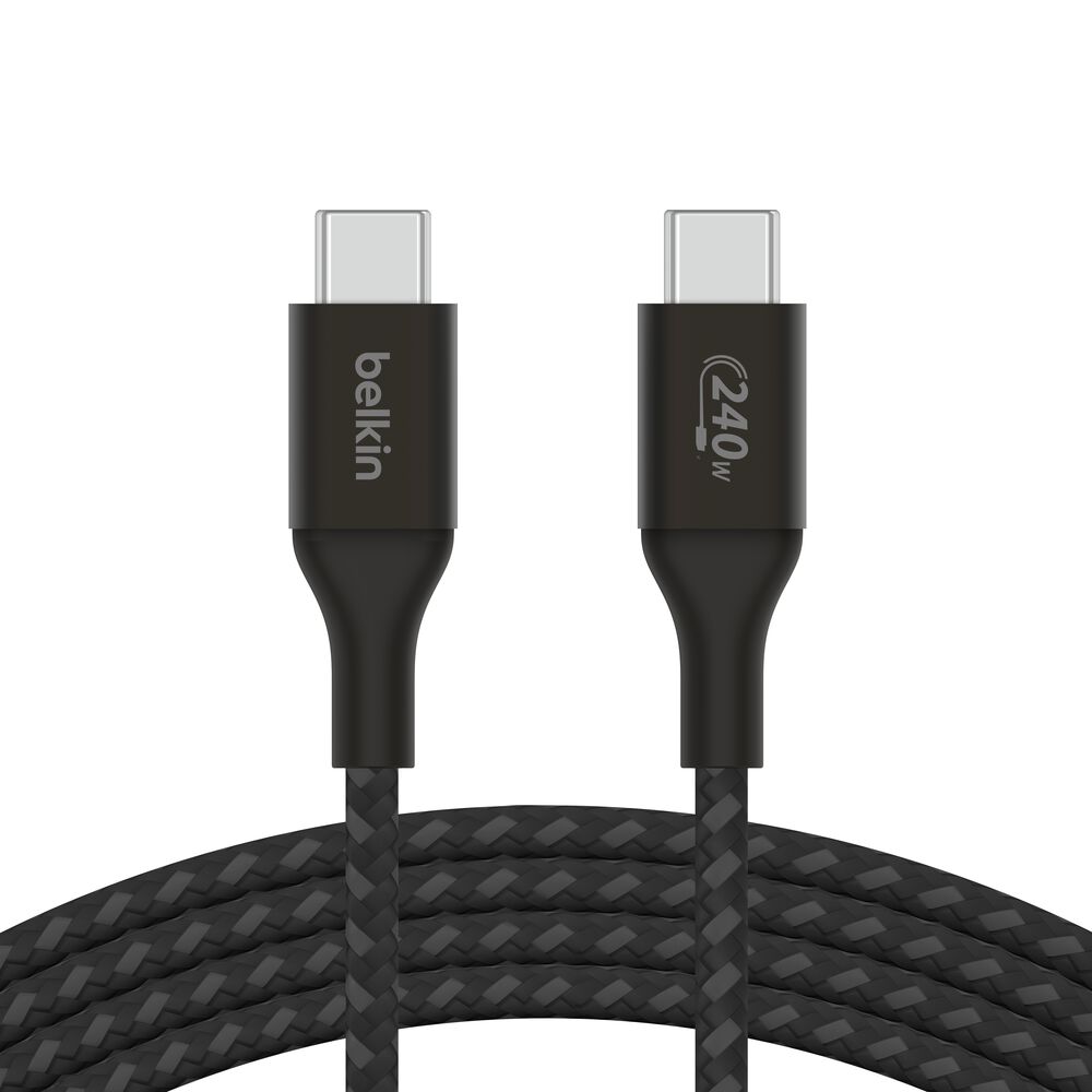 Belkin USB-C to USB-C Cable 240W - Black, 3.3 ft - Image 4