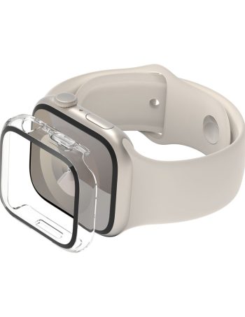 Belkin TemperedCurve 2-in-1 Treated Screen Protector + Bumper for Apple Watch for Apple Watch Series 9/8/7/6/5/4/SE - Clear - OVG004zzCL-REV