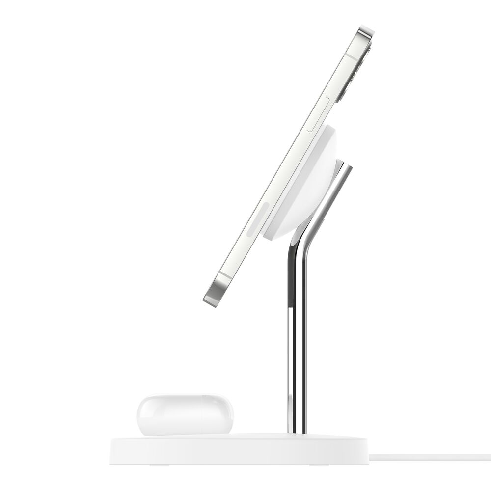 Belkin 2-in-1 Wireless Charger Stand with Official MagSafe Charging 15W (Certified Refurbished) - White - Image 5