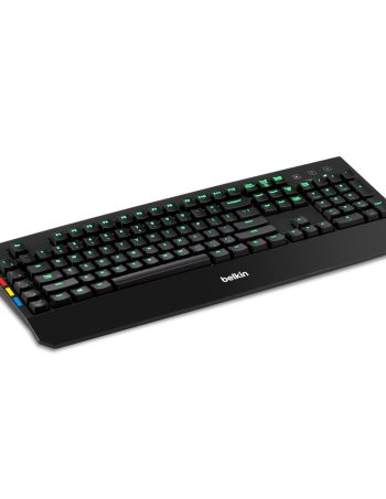 Belkin KVM Remote Control with Integrated Keyboard - Black