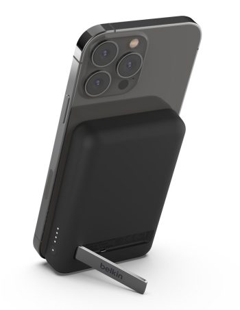 Belkin Magnetic Wireless Power Bank 5K + Stand - Black