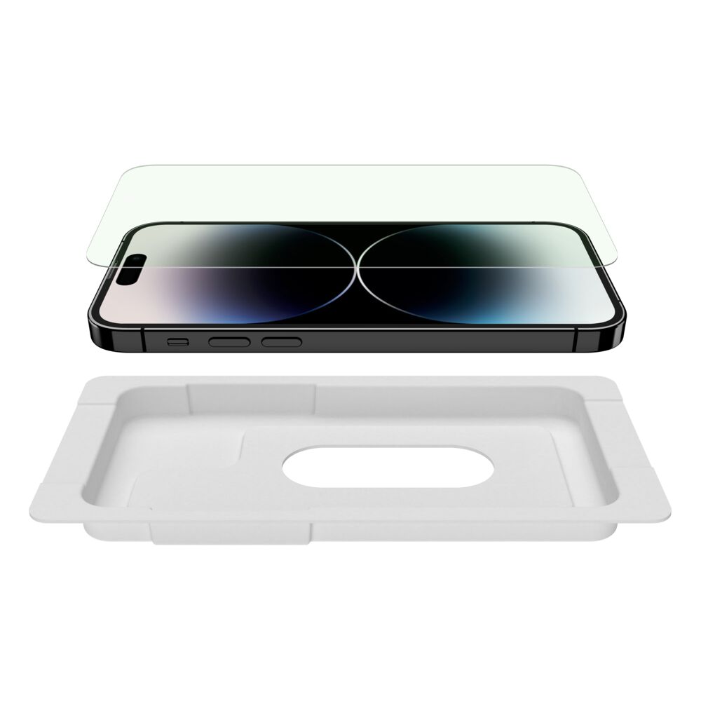 Belkin UltraGlass Blue Light Filter Screen Protector for iPhone 14 Pro - Image 9
