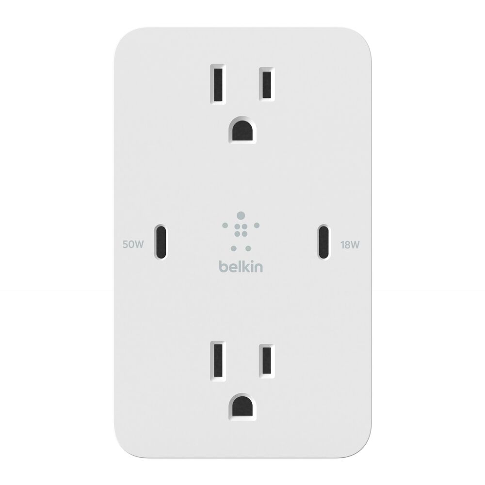 Belkin GaN Wall Plate - White - Image 8