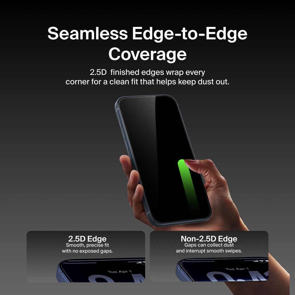 Belkin UltraGlass 2 Screen Protector for iPhone 17 Pro Max - Image 6