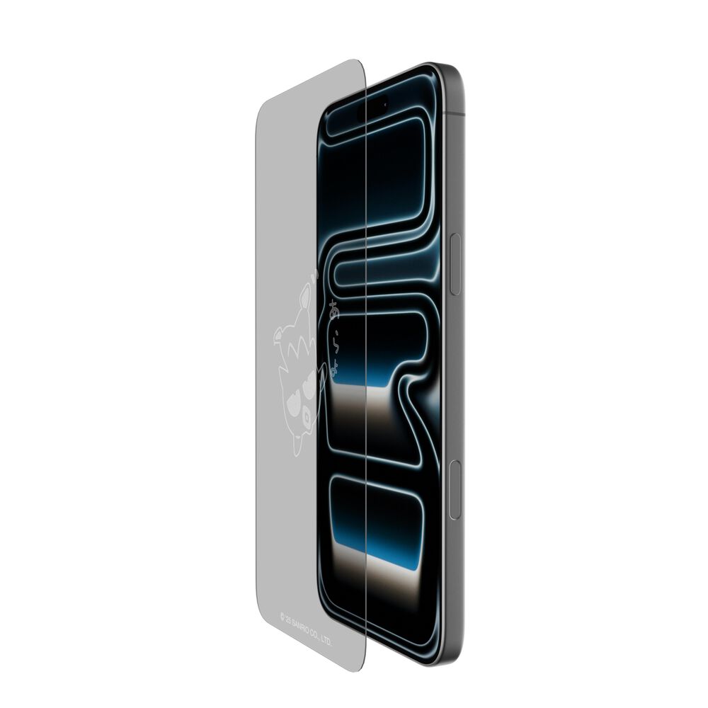 Belkin Badtz-Maru Dancing Custom Glass Screen Protector - iPhone 16/15/15 Pro, Clear