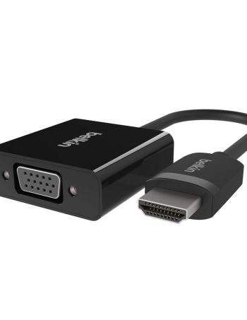 Belkin HDMI to VGA + 3.5mm Audio Adapter, M/F, 1080p