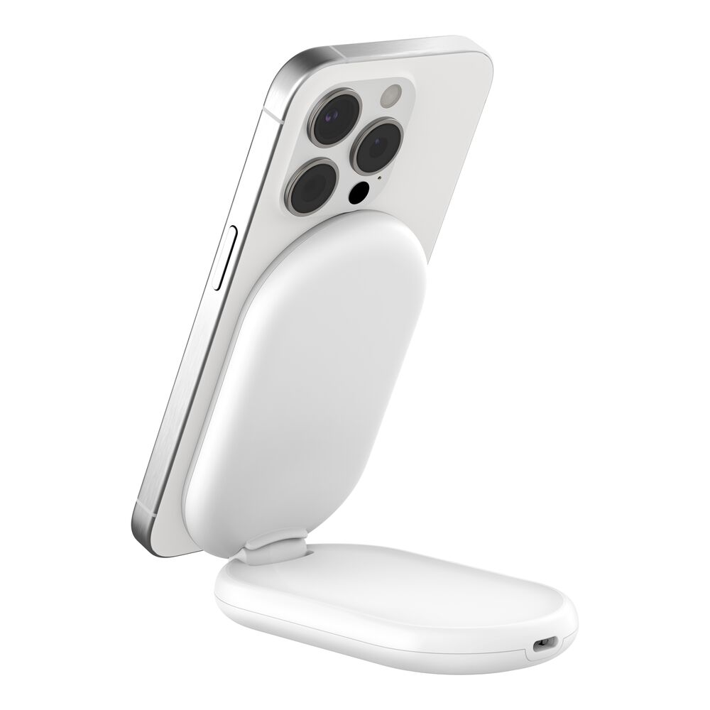 Belkin Magnetic Foldable Wireless Charger with Qi2 15W - White, Power Supply Included - Image 12