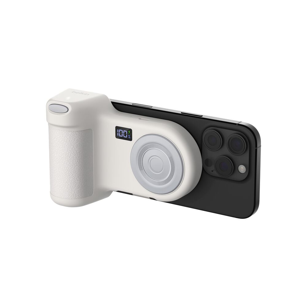 Belkin Magnetic Charging Camera Grip with Power Bank - Sand