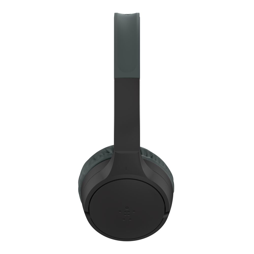 Belkin Wireless On-Ear Headphones for Kids - Black, USB-C Cable - Image 8