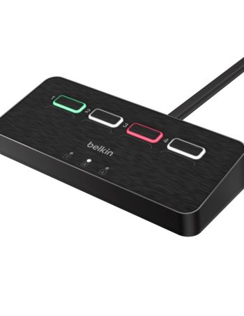Belkin Secure KVM Remote Control 4-Port - Black