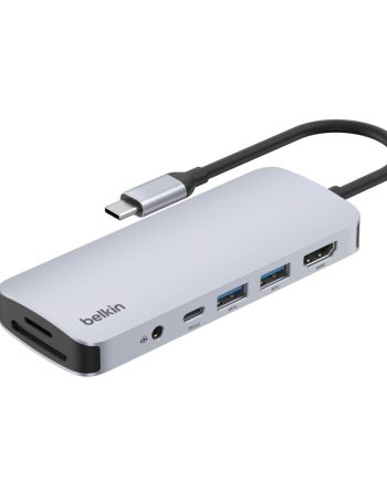 Belkin USB-C 7-in-1 Multiport Hub - Space Gray, 4K@60Hz