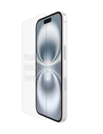 Belkin Personalized Glass Screen Protector - iPhone 16 Pro, Clear