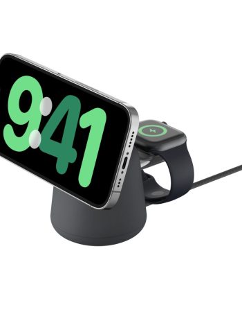 Belkin 2-in-1 Wireless Charging Dock with Qi2 15W