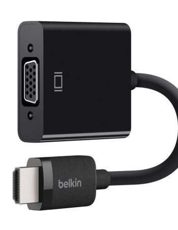 Belkin HDMI to VGA Adapter with Micro-USB Power - Black