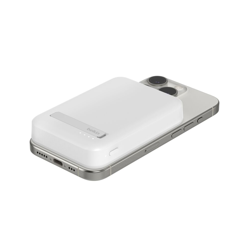 Belkin Magnetic Power Bank with Qi2 15W 8K - White - Image 10