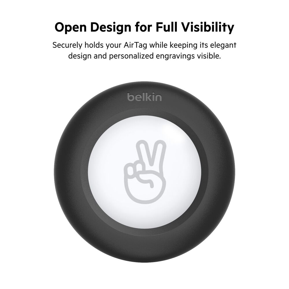 Belkin Secure Holder with Clip for AirTag - Black - Image 5