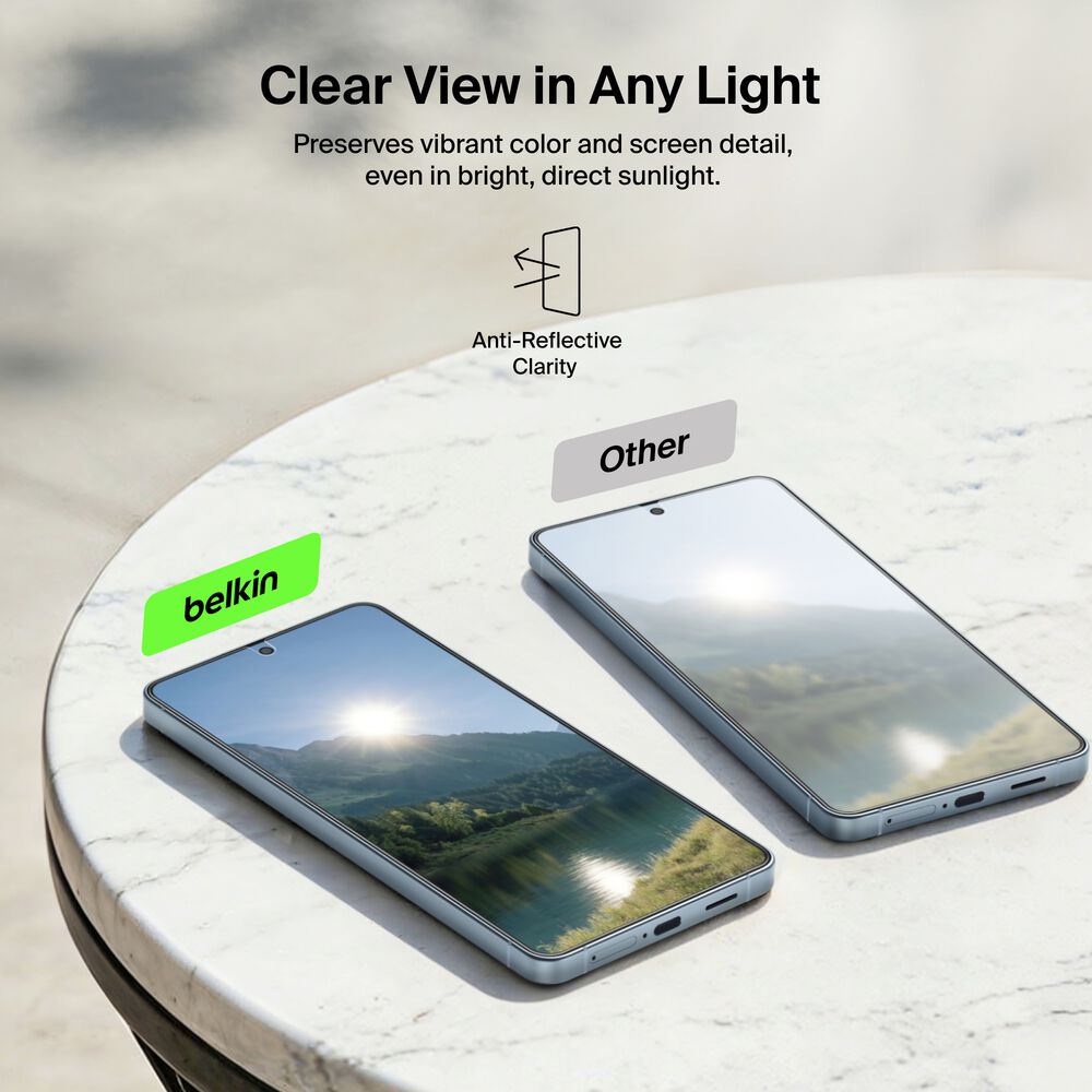 Belkin Titan EcoGuard Anti-Reflective Filter Screen Protector for Samsung Galaxy S26+ - Image 7