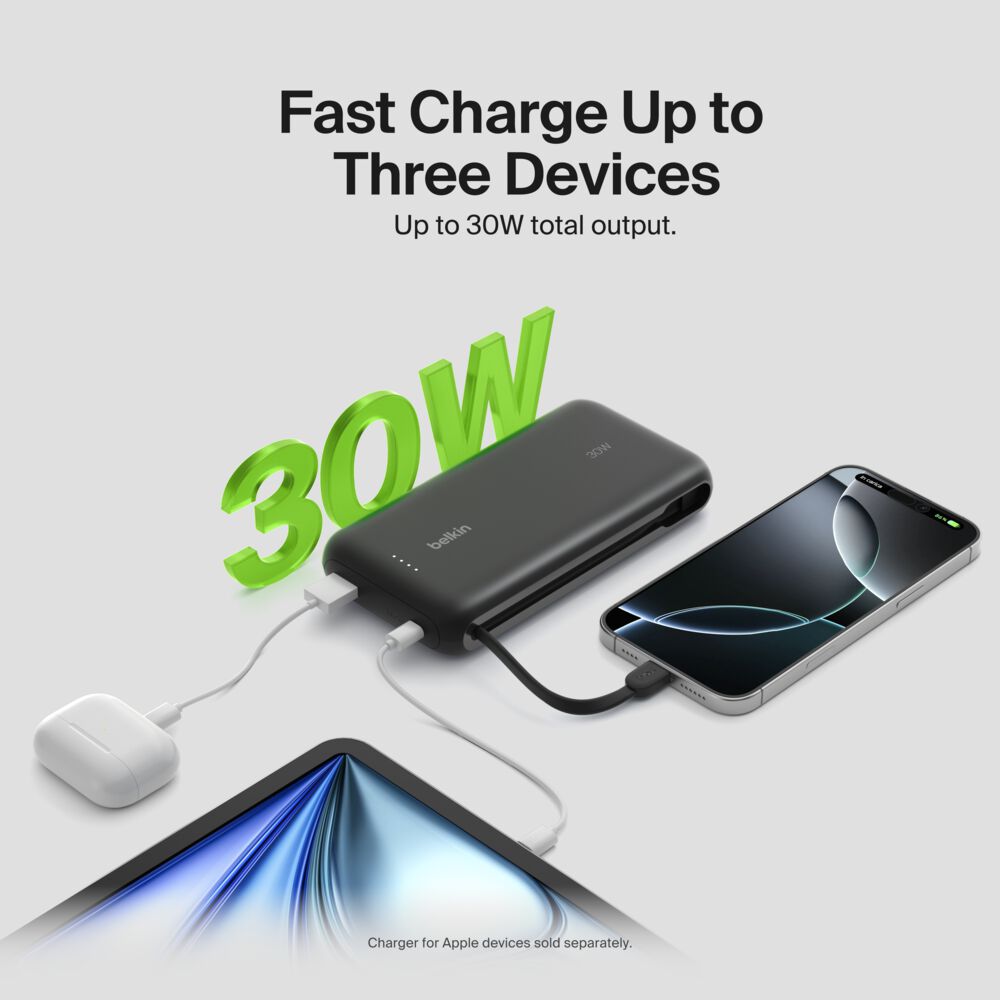 Belkin Power Bank 20K with Integrated Cable - Image 3