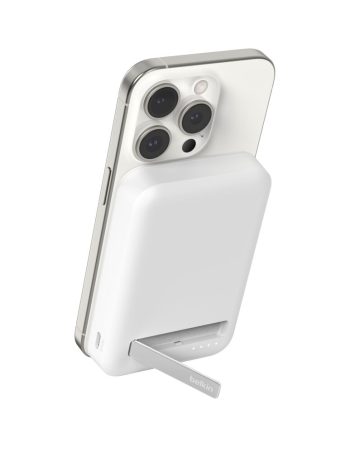 Belkin Magnetic Power Bank with Qi2 15W 8K - White