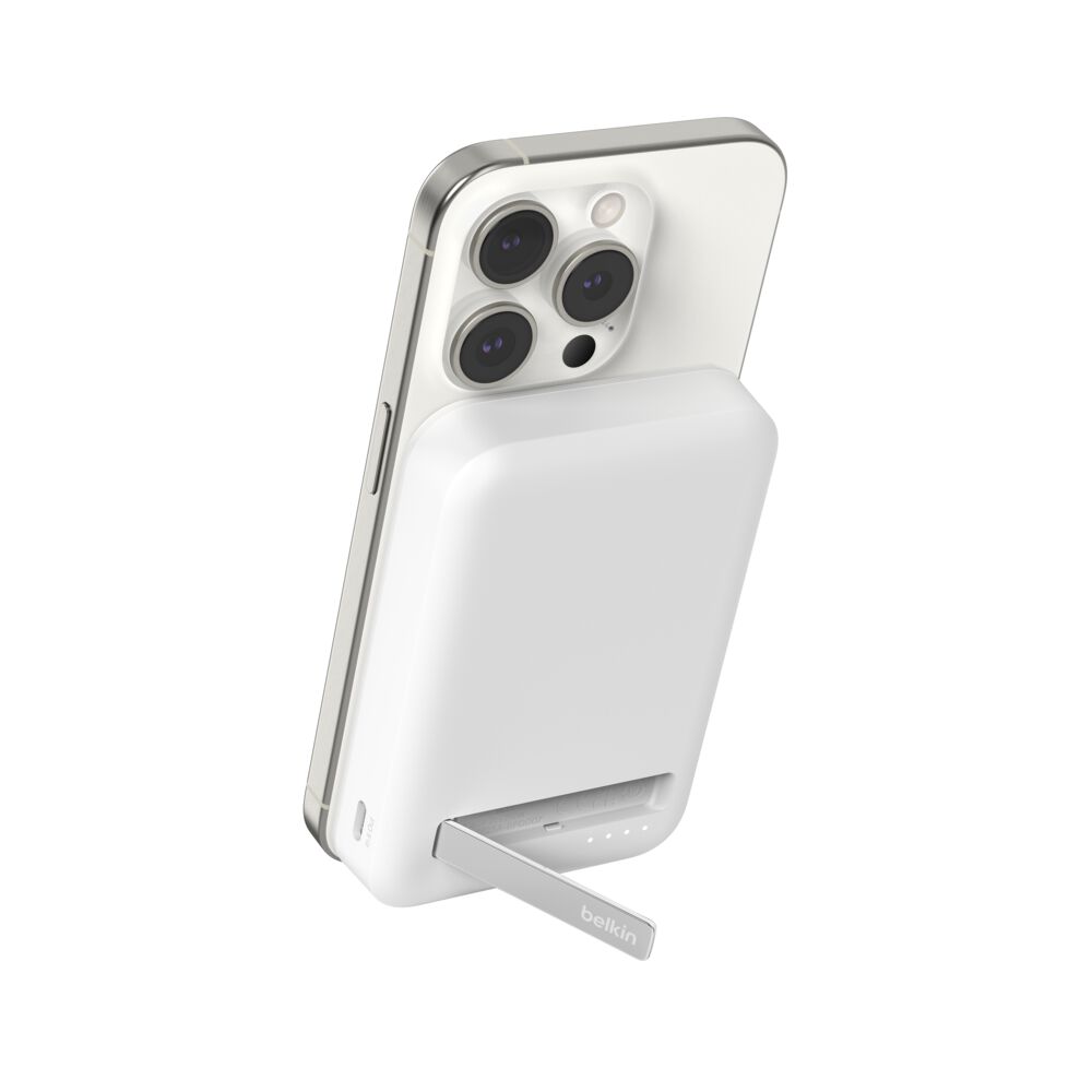 Belkin Magnetic Power Bank with Qi2 15W 8K - White