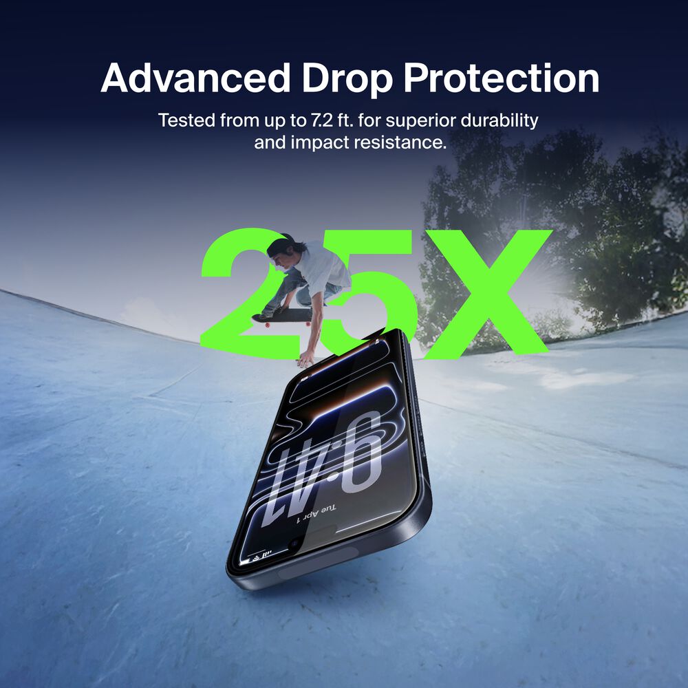 Belkin UltraGlass 2 Screen Protector for iPhone 17 Pro Max - Image 3