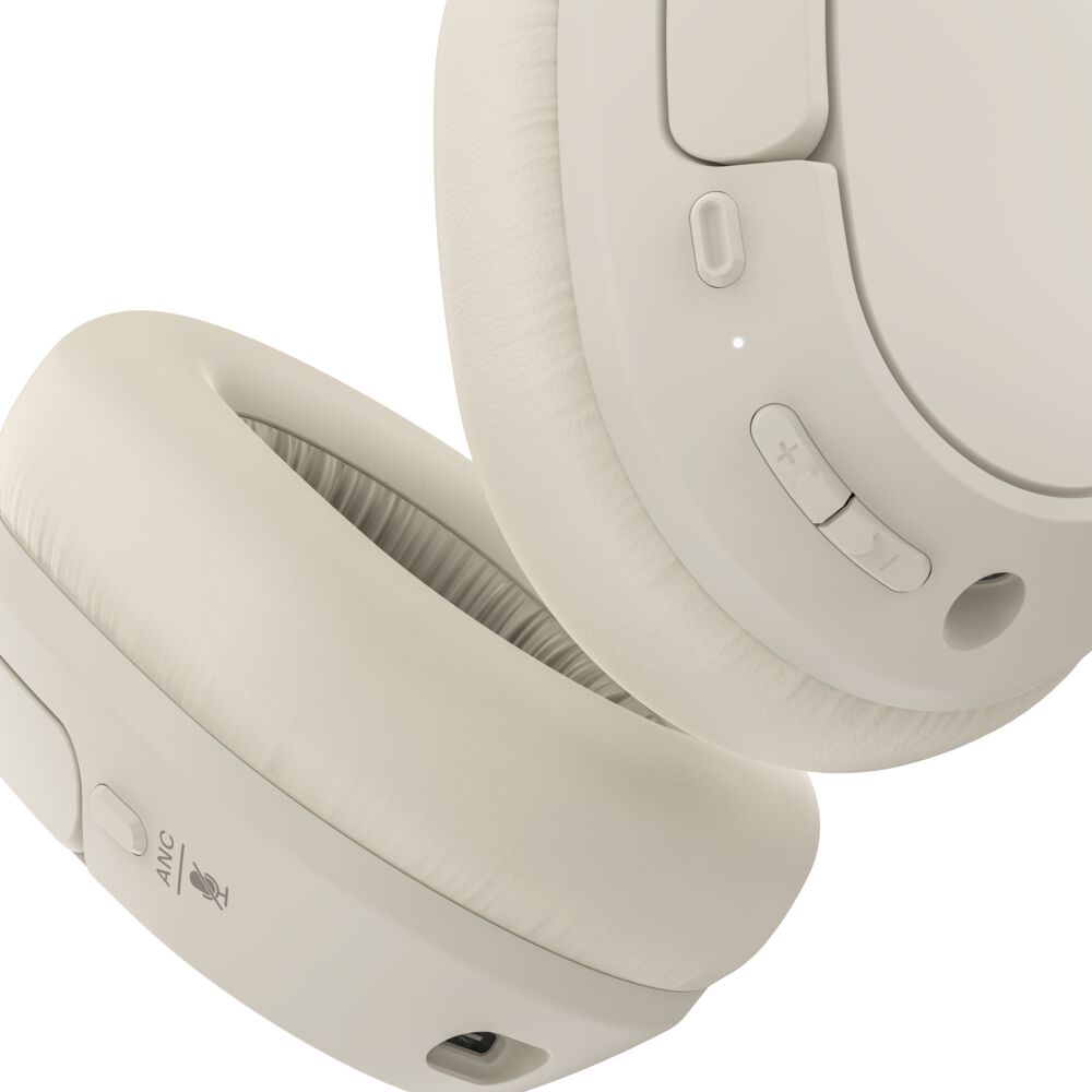 Belkin Noise Cancelling Over-Ear Headphones - Sand - Image 12