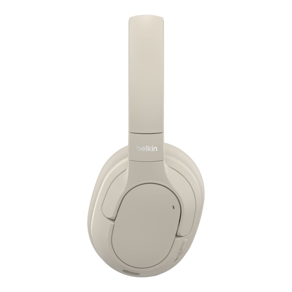Belkin Noise Cancelling Over-Ear Headphones - Sand - Image 8