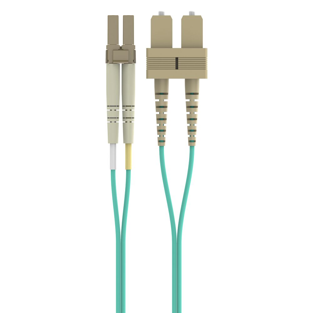 Belkin Patch Cable 10 Gig Aqua 50/125 LC/SC1 Meter - 1.0 meters - Image 2