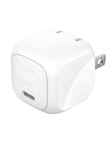 Belkin Compact USB-C Charger 20W - White, 20W Standalone