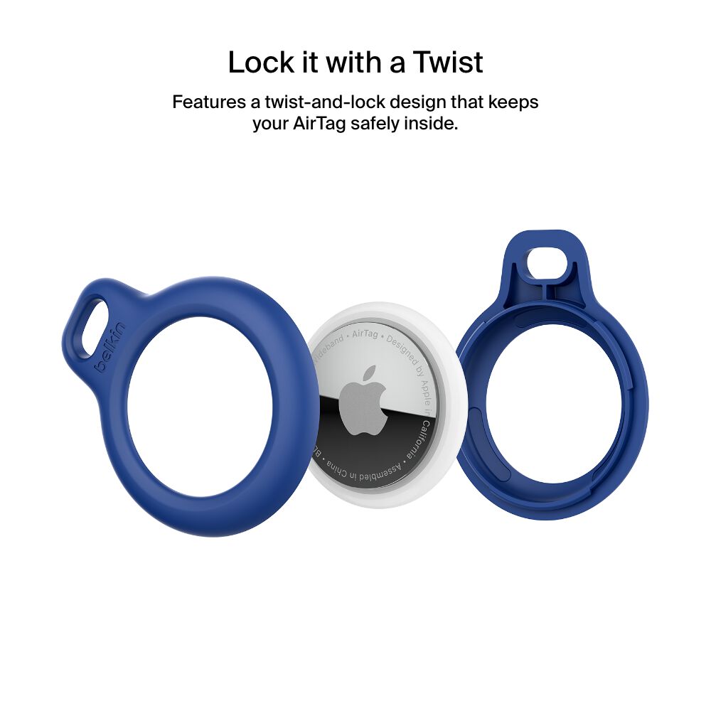 Belkin Secure Holder with Strap for AirTag - Blue - Image 2